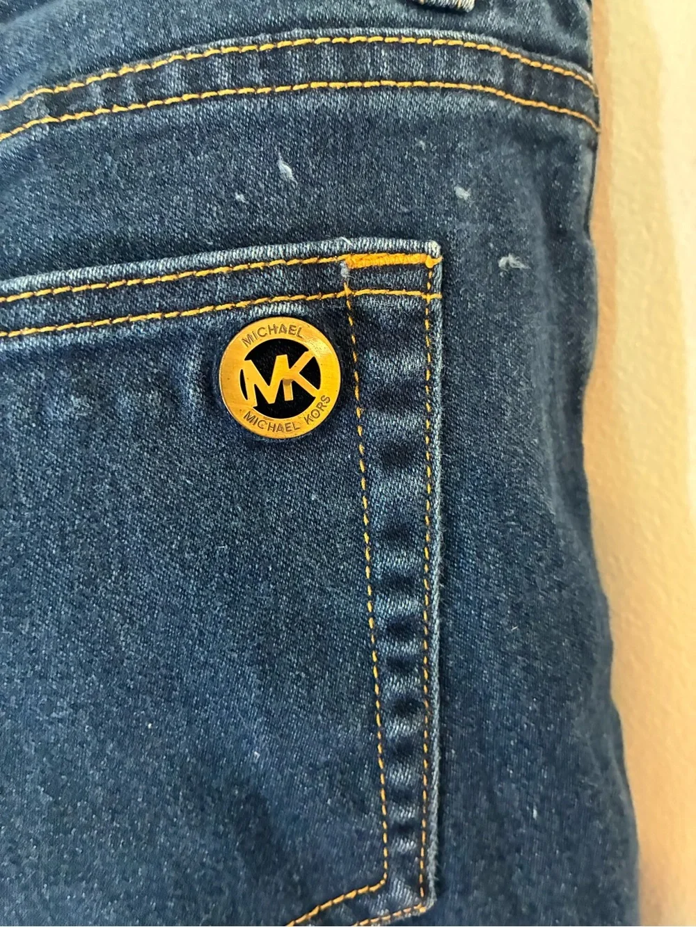 Michael Kors Dark Wash Blue Jean Stretch Jeggings